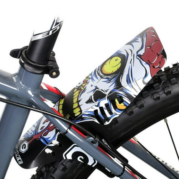 Colorful Bicycle Fenders Front Rear Tire Wheel Fenders Carbon Fiber Mudguard MTB